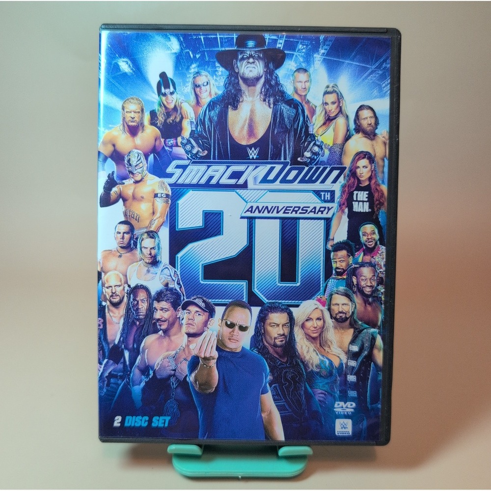 WWE Smackdown 20th Anniversary DVD 2 Disc Set Wrestling Sport WWE EUC